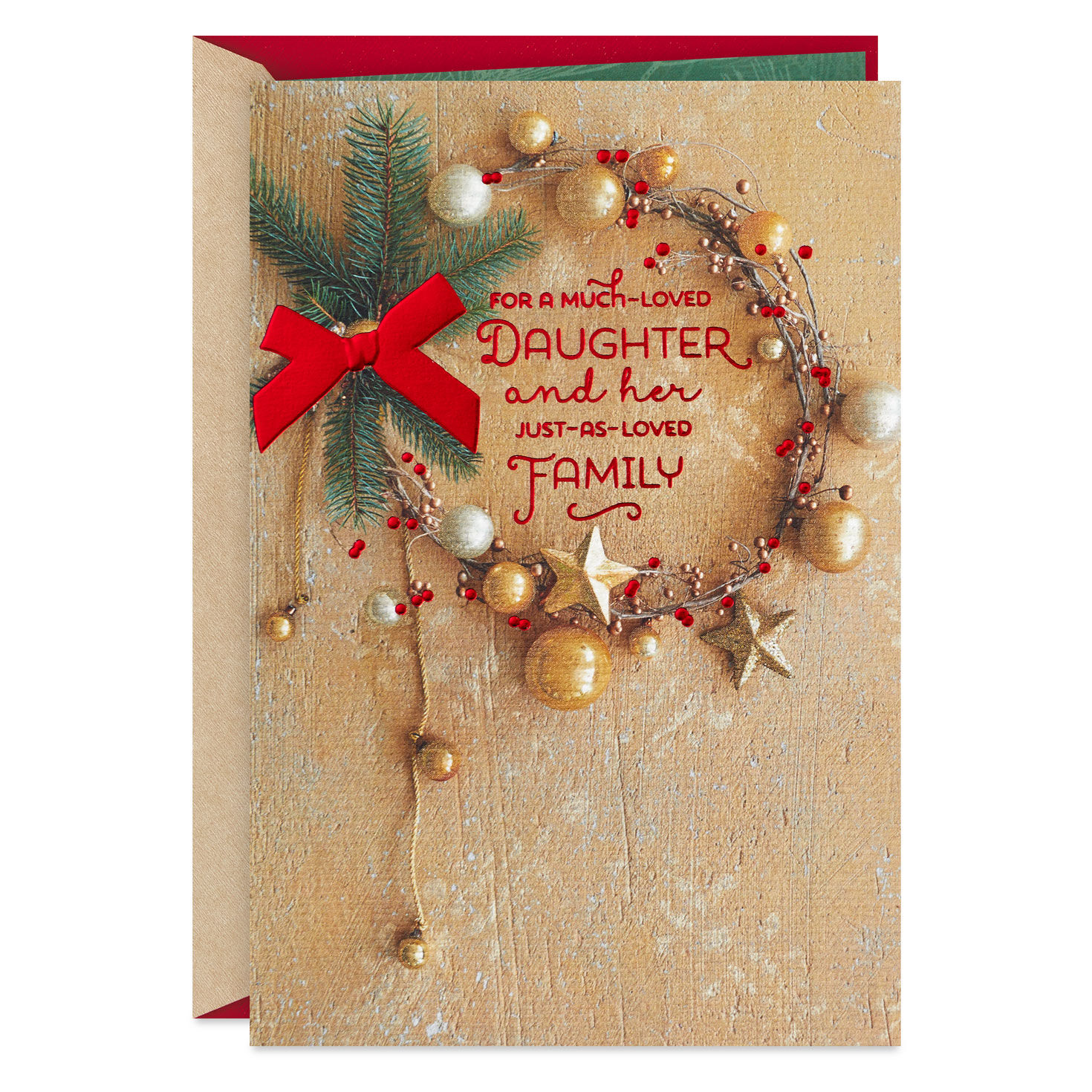 10020-a-happy-holiday-together-christmas-card-for-daughter-and-family-1.jpg A Happy Holiday Together Christmas Card for Daughter and Family