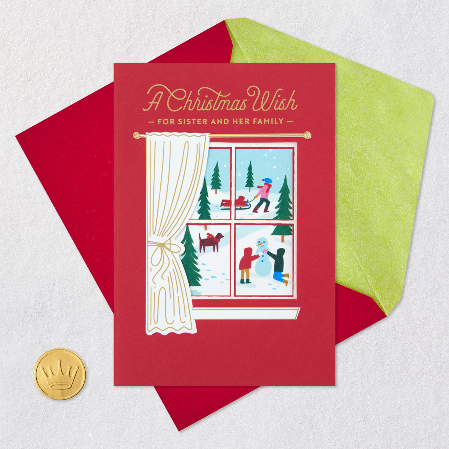 10030-love-and-happy-wishes-christmas-card-for-sister-and-family-7.jpg Love and Happy Wishes Christmas Card for Sister and Family