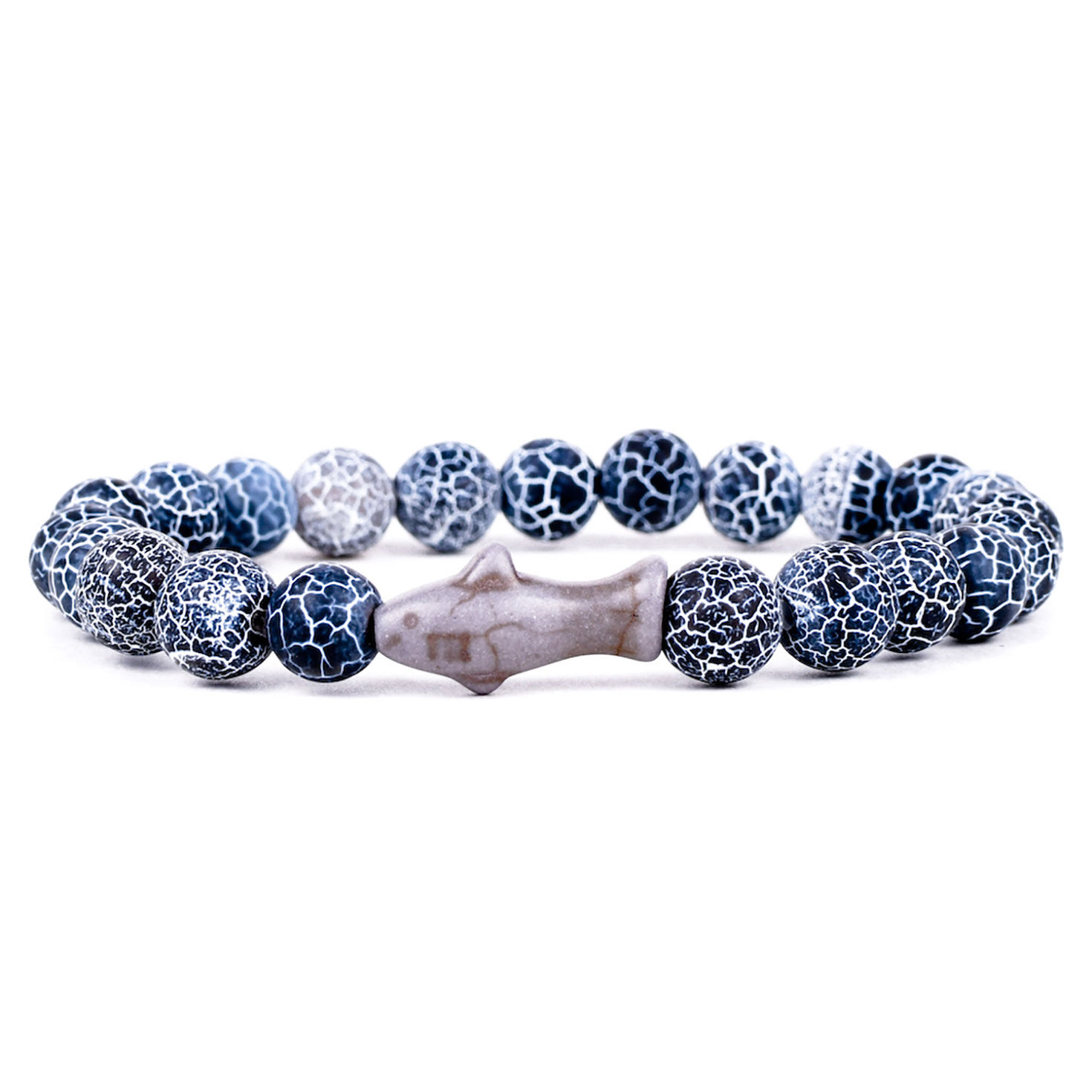 Fahlo Dark Blue Shark Voyage Bracelet