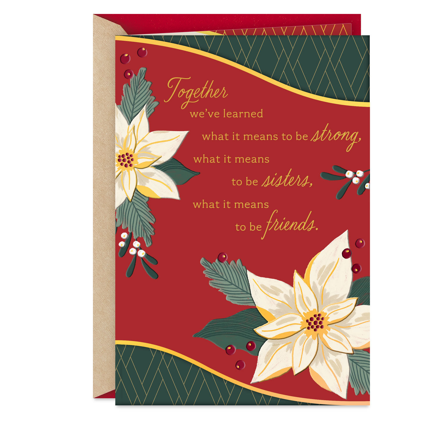 10056-glad-we-re-sisters-and-friends-christmas-card-1.jpg Glad We're Sisters and Friends Christmas Card