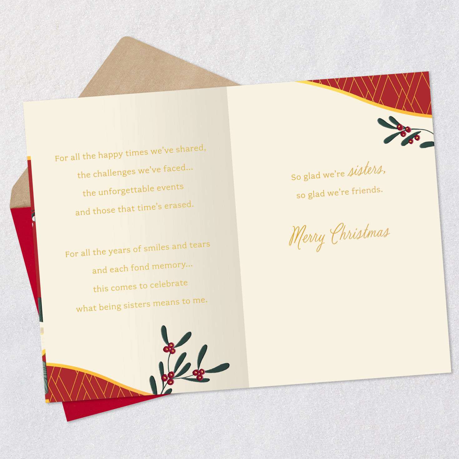 10056-glad-we-re-sisters-and-friends-christmas-card-4.jpg Glad We're Sisters and Friends Christmas Card
