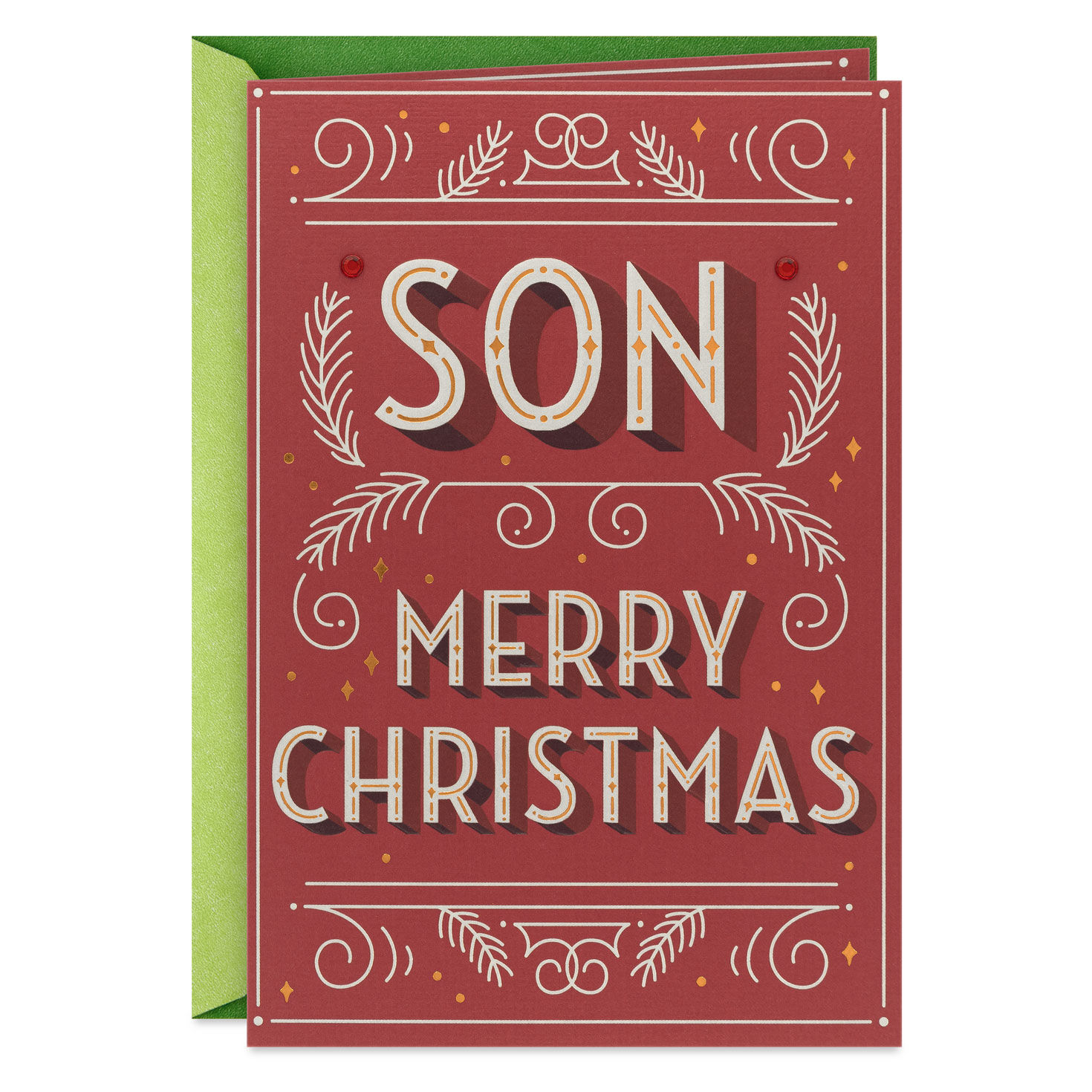Smiles, Stories and Love Christmas Card for Son