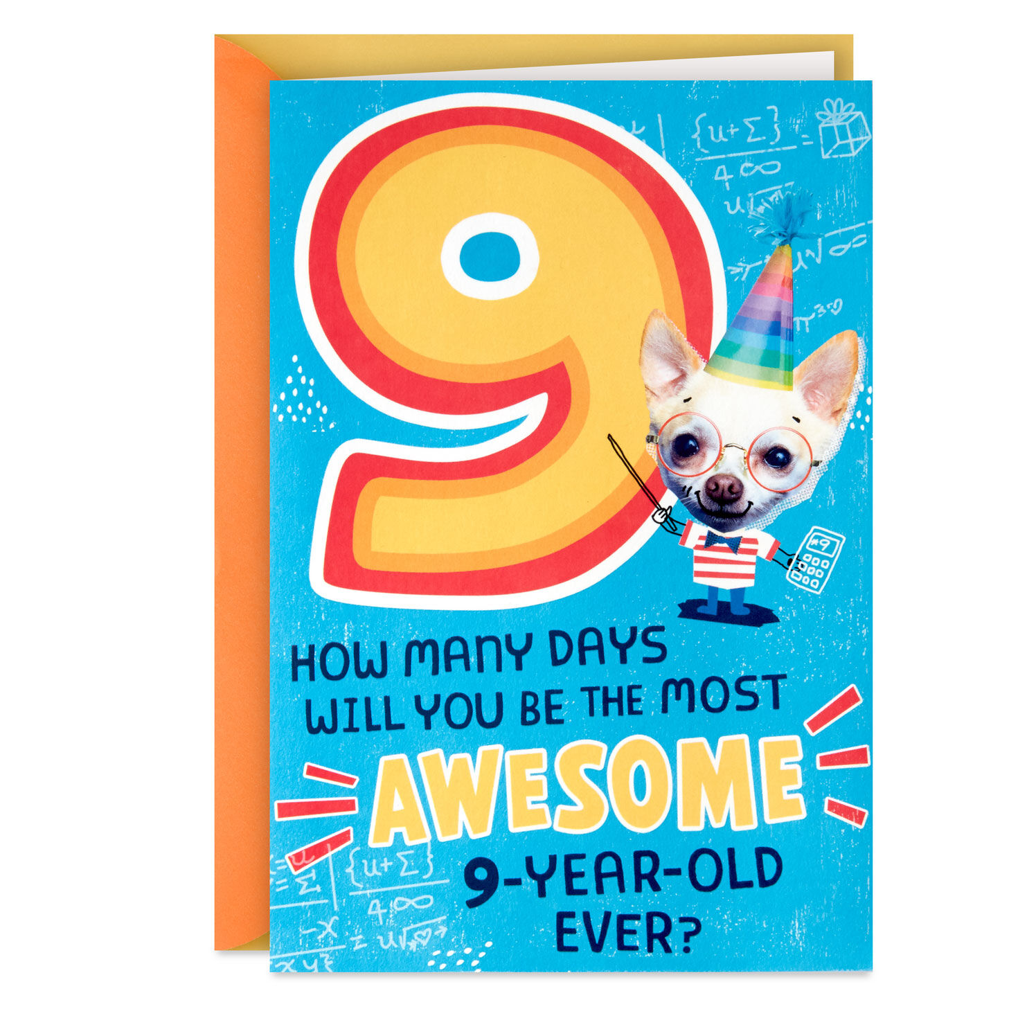 The Most Awesome 9th Birthday Card