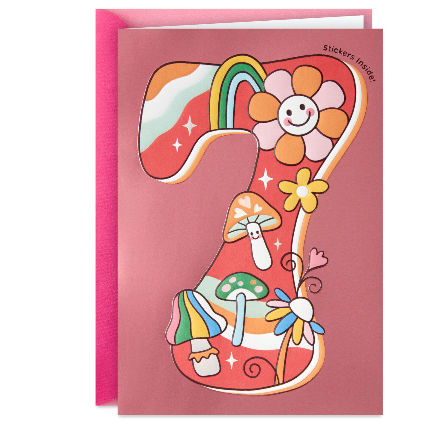 No One Like You Pop-Up 7th Birthday Card With Stickers