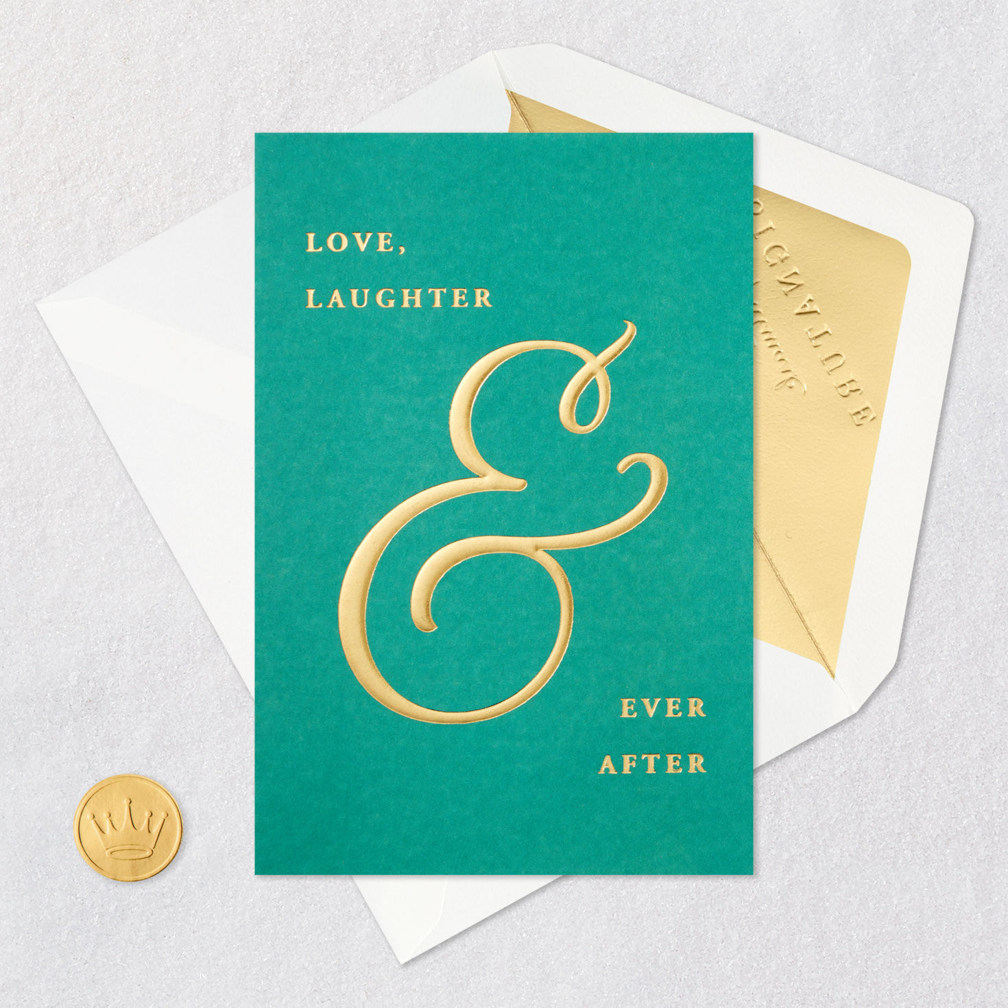 10283-love-laughter-ever-after-wedding-card-5.jpg Love, Laughter & Ever After Wedding Card