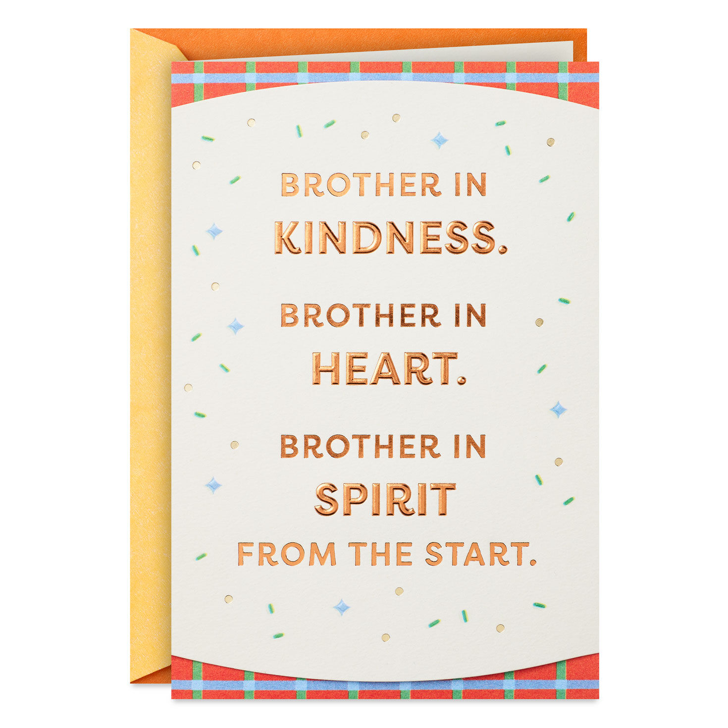 Brother in Kindness, Heart and Spirit Birthday Card for Brother-in-Law