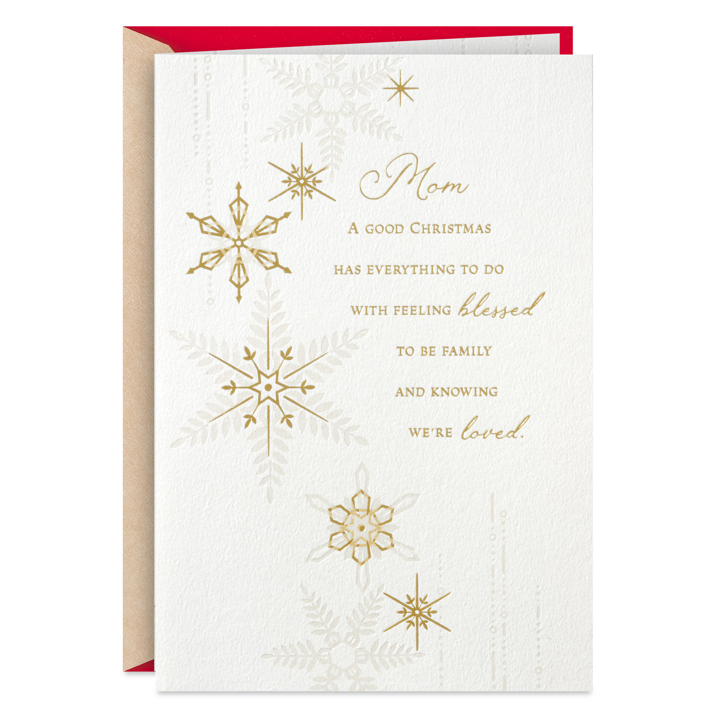 Blessed to Be Family Christmas Card for Mom