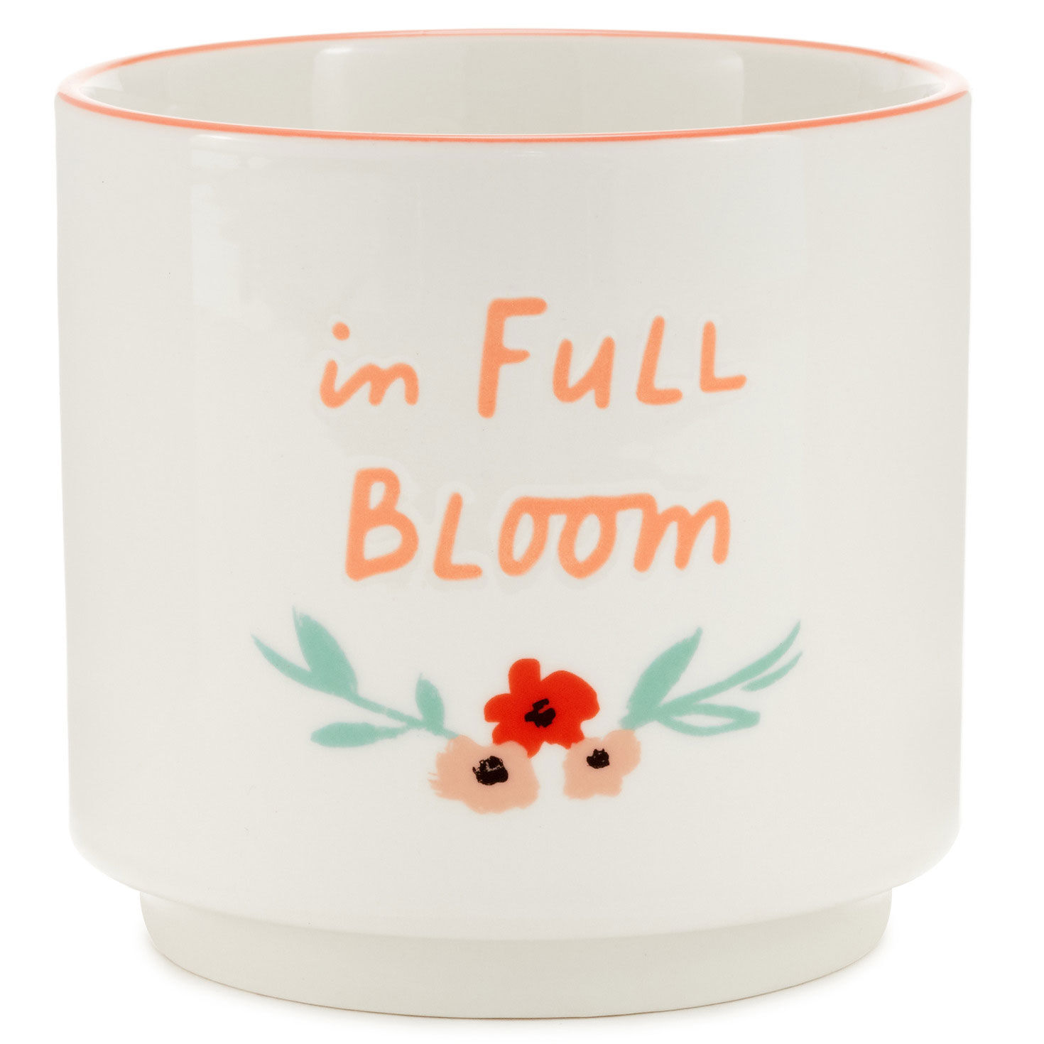 In Full Bloom Ceramic Planter