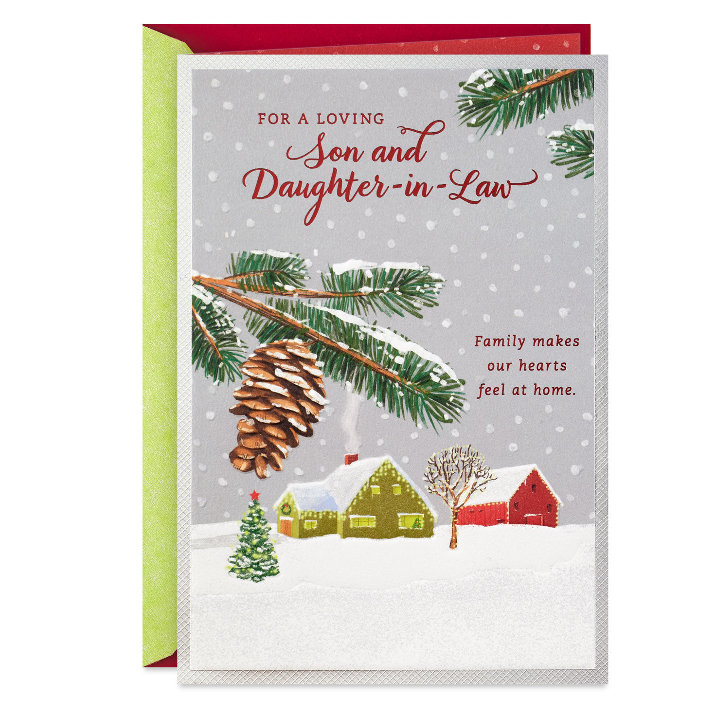 10457-wishing-you-happiness-and-sweet-memories-christmas-card-for-son-and-daughter-in-law-1.jpg Wishing You Happiness and Sweet Memories Christmas Card for Son and Daughter-in-Law