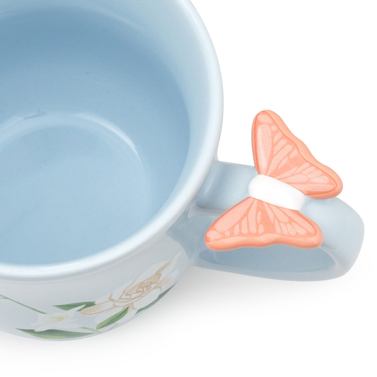 1046-floral-mug-with-butterfly-15-oz--3.jpg Floral Mug With Butterfly, 15 oz.