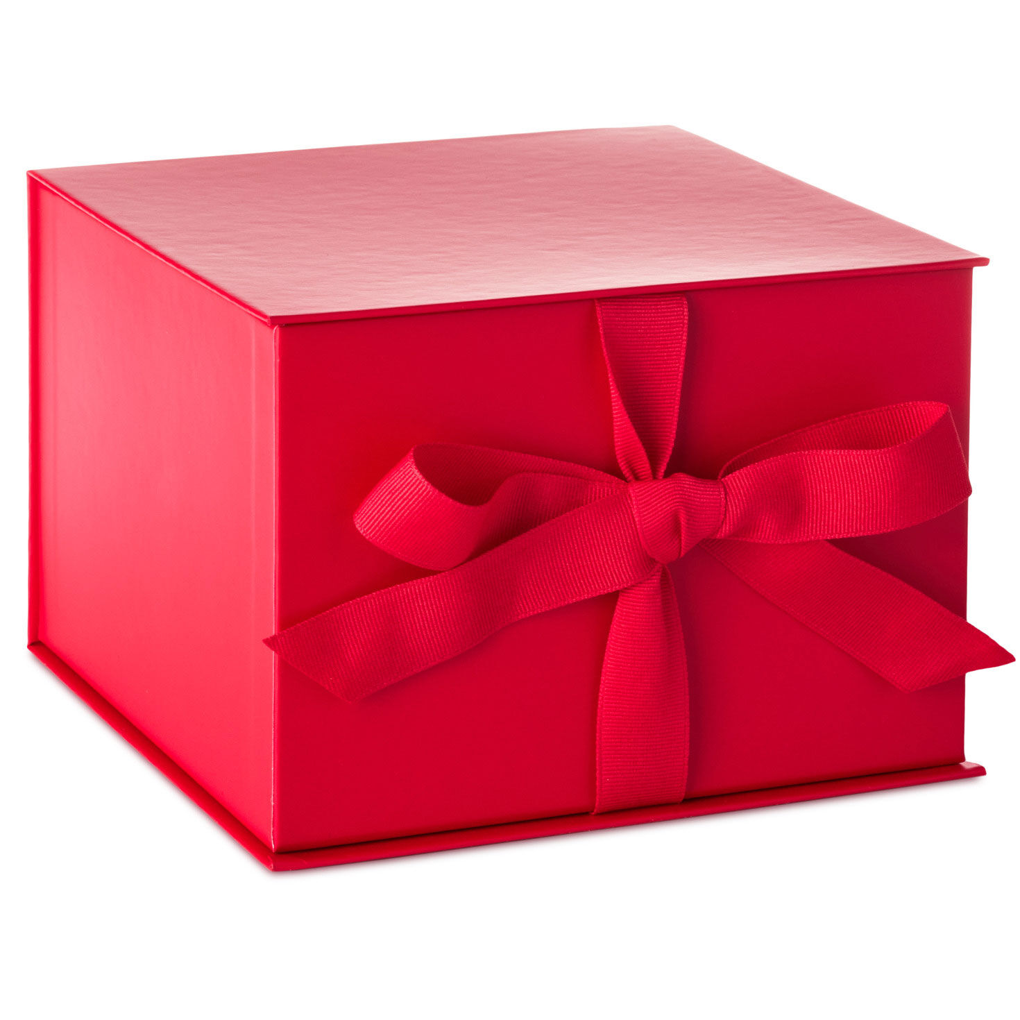 10651-7-2-solid-red-large-square-gift-box-1.jpg 7.2" Solid Red Large Square Gift Box