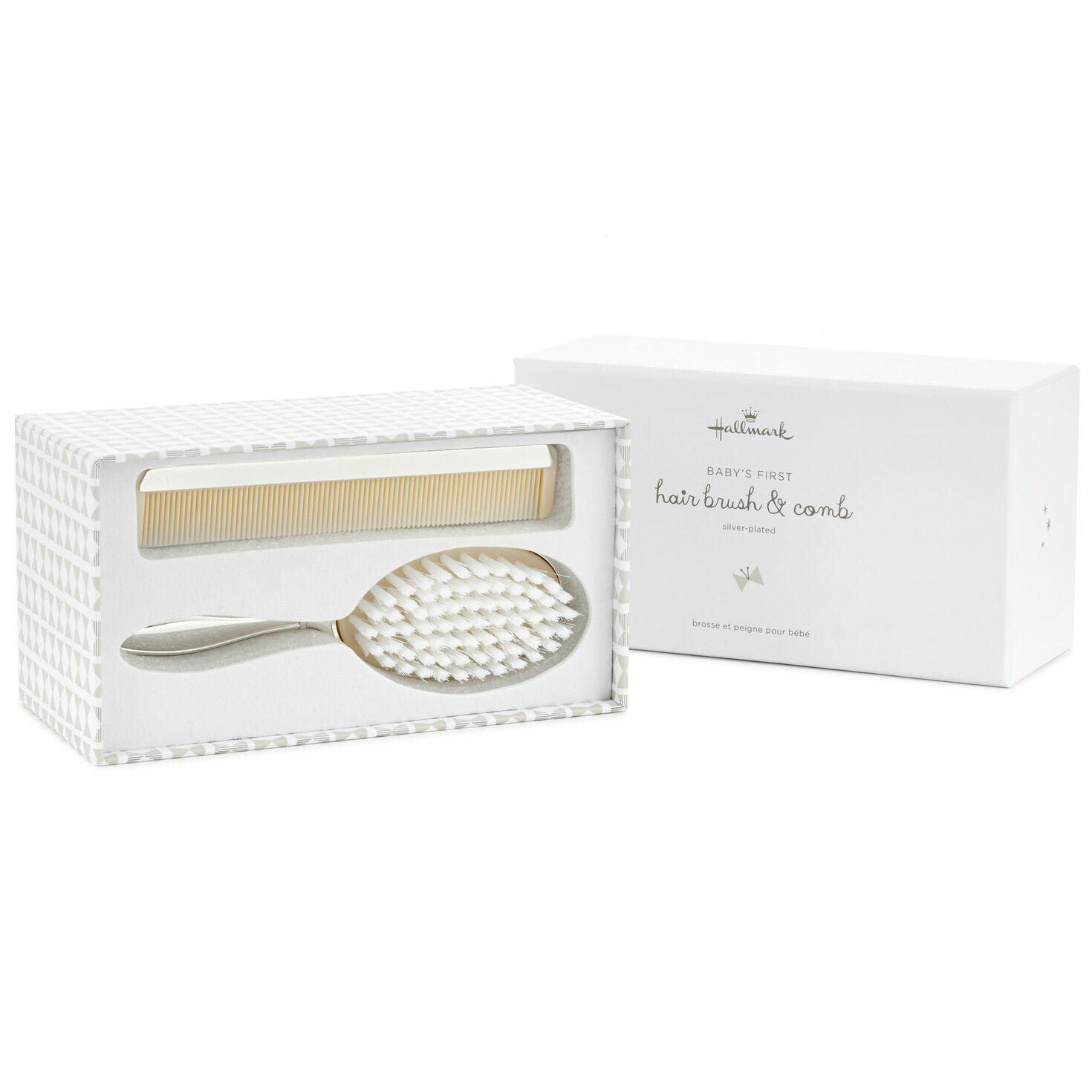 Baby's First Hair Brush and Comb, Set of 2