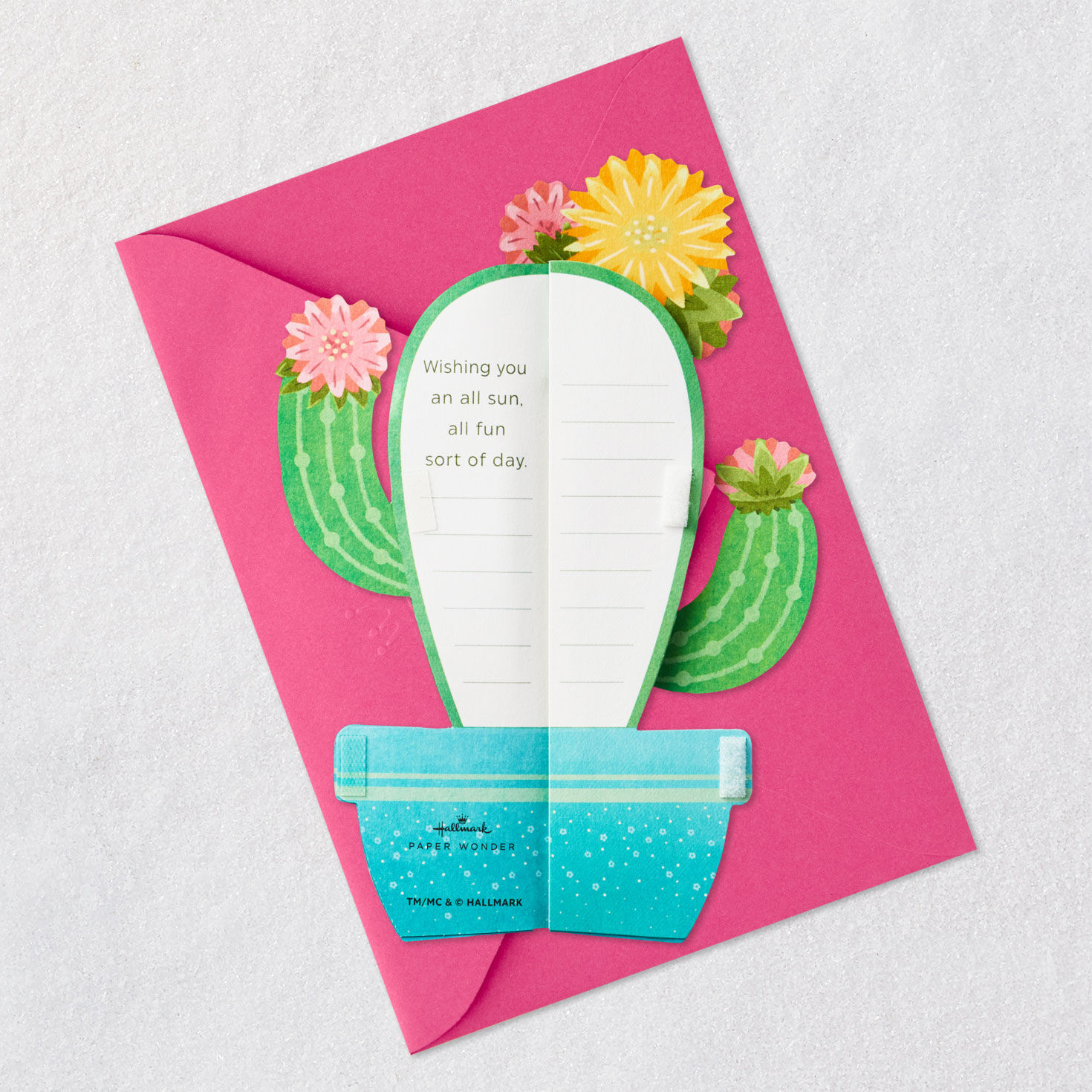 10761-all-sun-all-fun-flowering-cactus-honeycomb-3d-pop-up-card-10.jpg All Sun, All Fun Flowering Cactus Honeycomb 3D Pop-Up Card