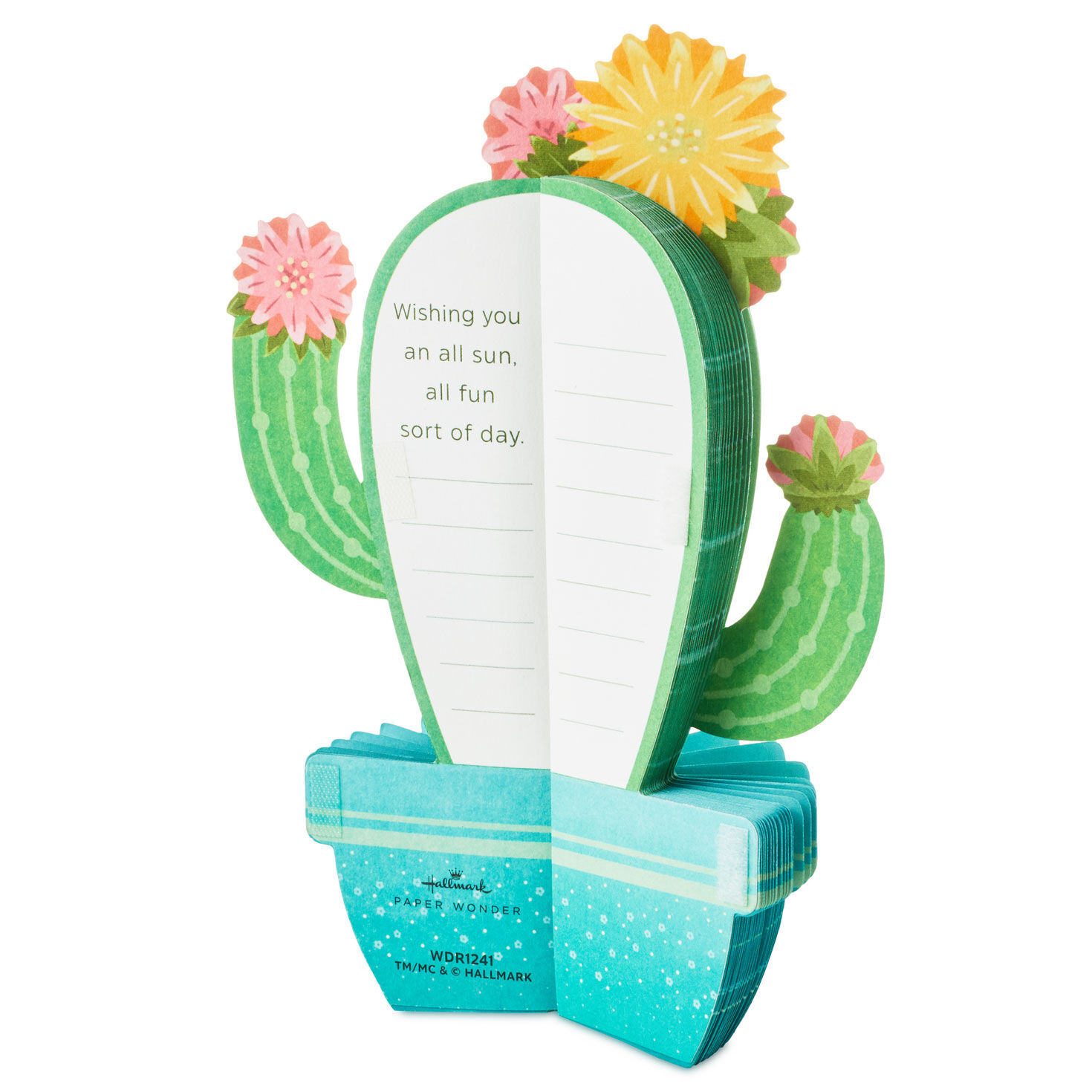 10761-all-sun-all-fun-flowering-cactus-honeycomb-3d-pop-up-card-3.jpg All Sun, All Fun Flowering Cactus Honeycomb 3D Pop-Up Card