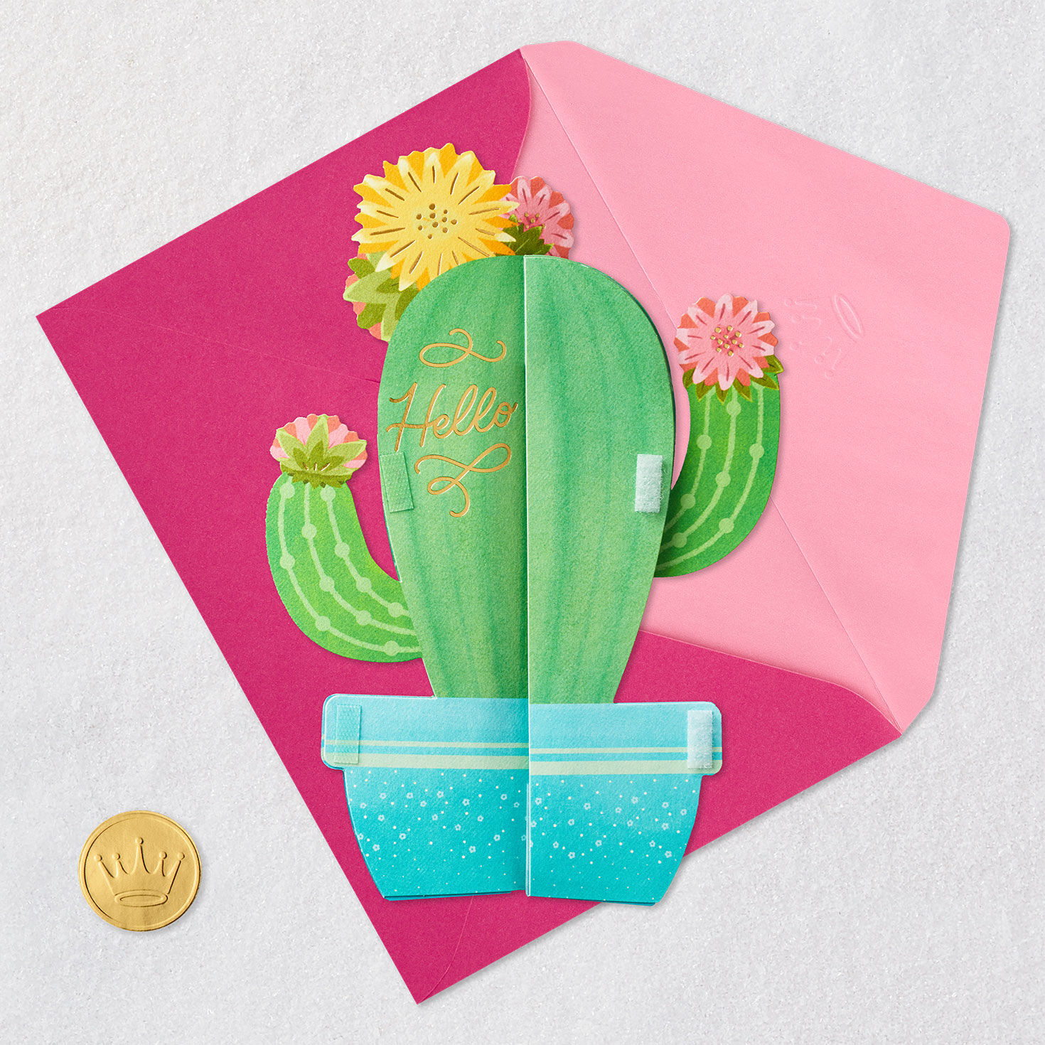 10761-all-sun-all-fun-flowering-cactus-honeycomb-3d-pop-up-card-8.jpg All Sun, All Fun Flowering Cactus Honeycomb 3D Pop-Up Card