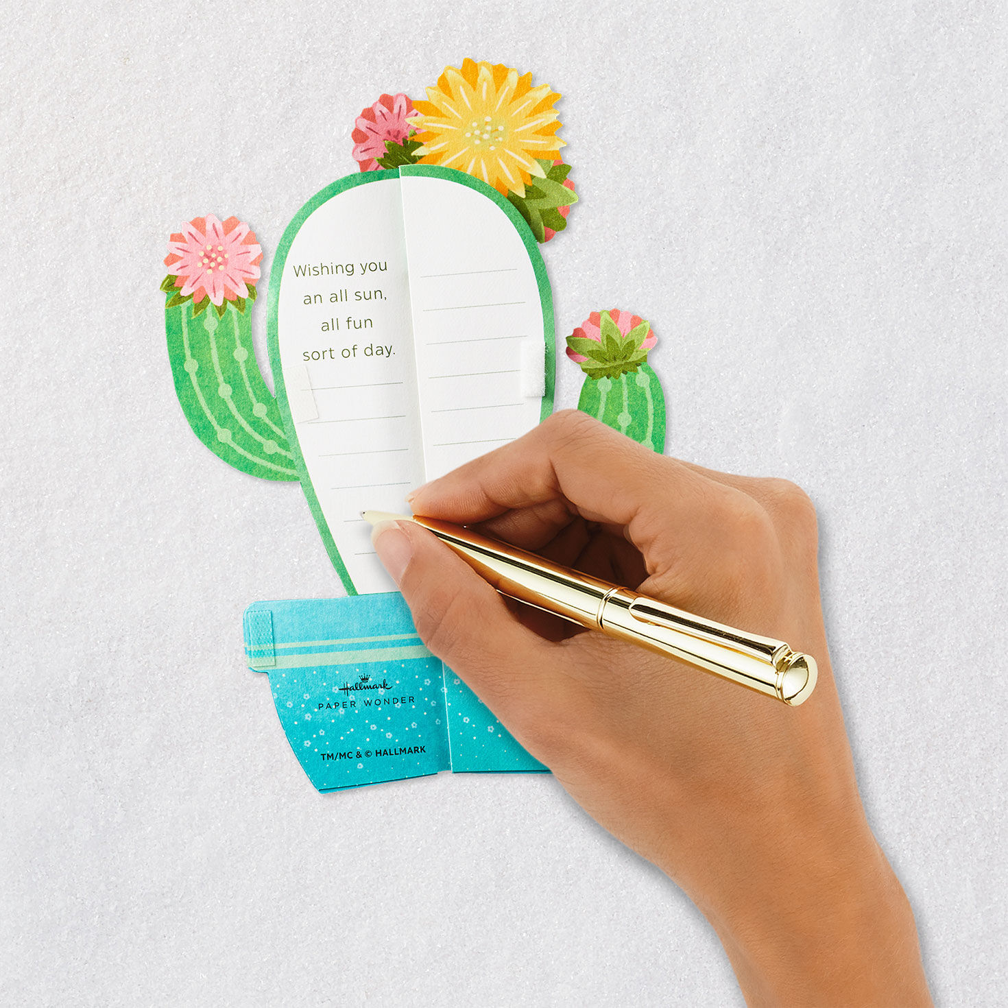 10761-all-sun-all-fun-flowering-cactus-honeycomb-3d-pop-up-card-9.jpg All Sun, All Fun Flowering Cactus Honeycomb 3D Pop-Up Card