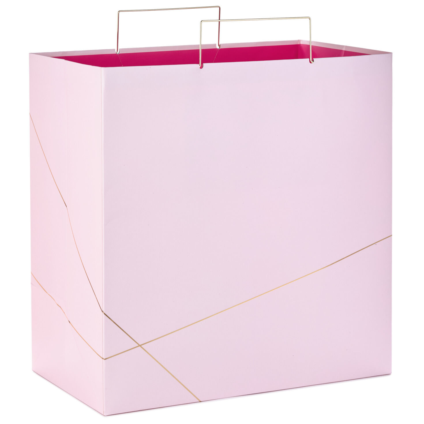10955-light-pink-with-gold-extra-deep-square-gift-bag-15--1.jpg Light Pink With Gold Extra-Deep Square Gift Bag, 15"