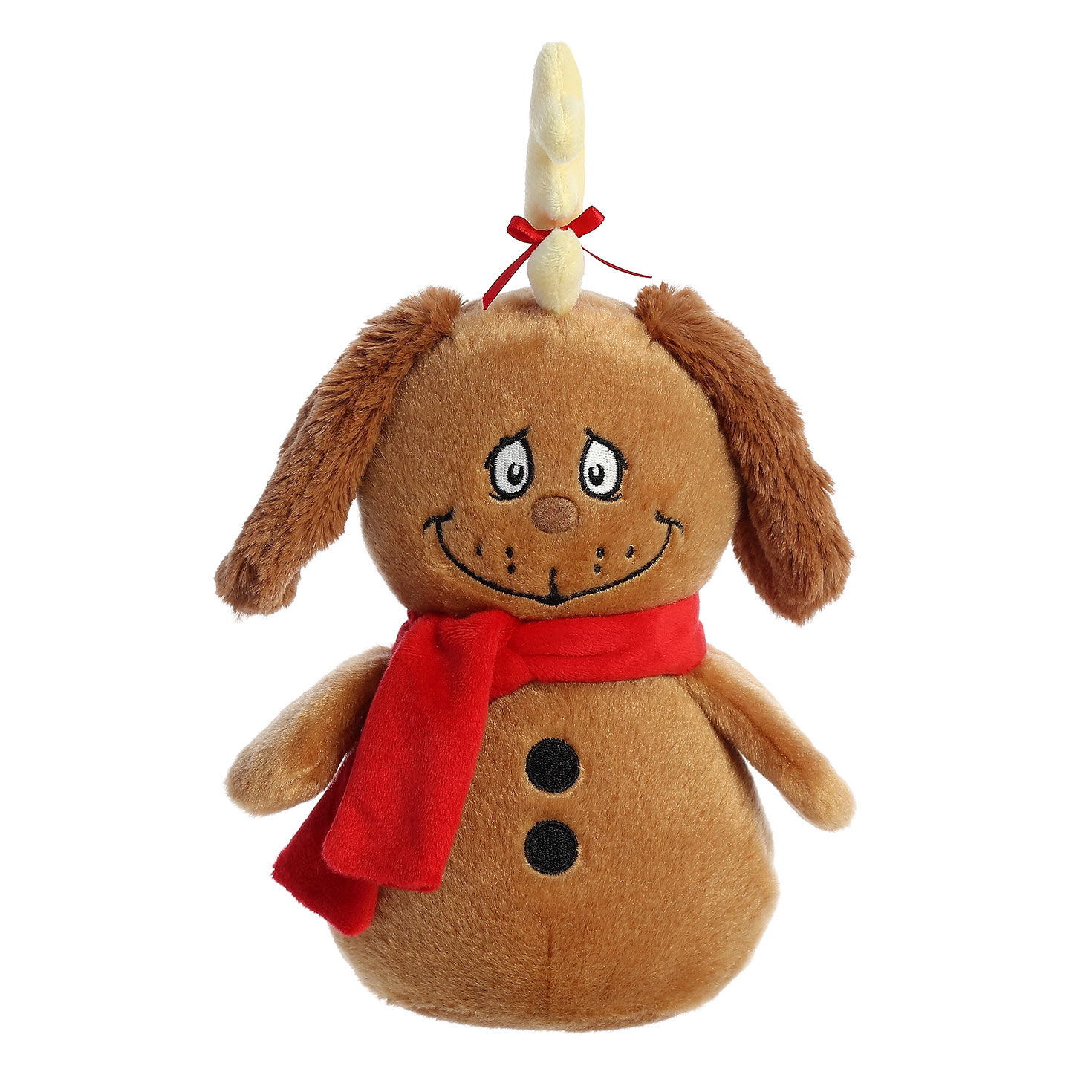 Aurora Grinch's Max Snowman Christmas Plush, 8”