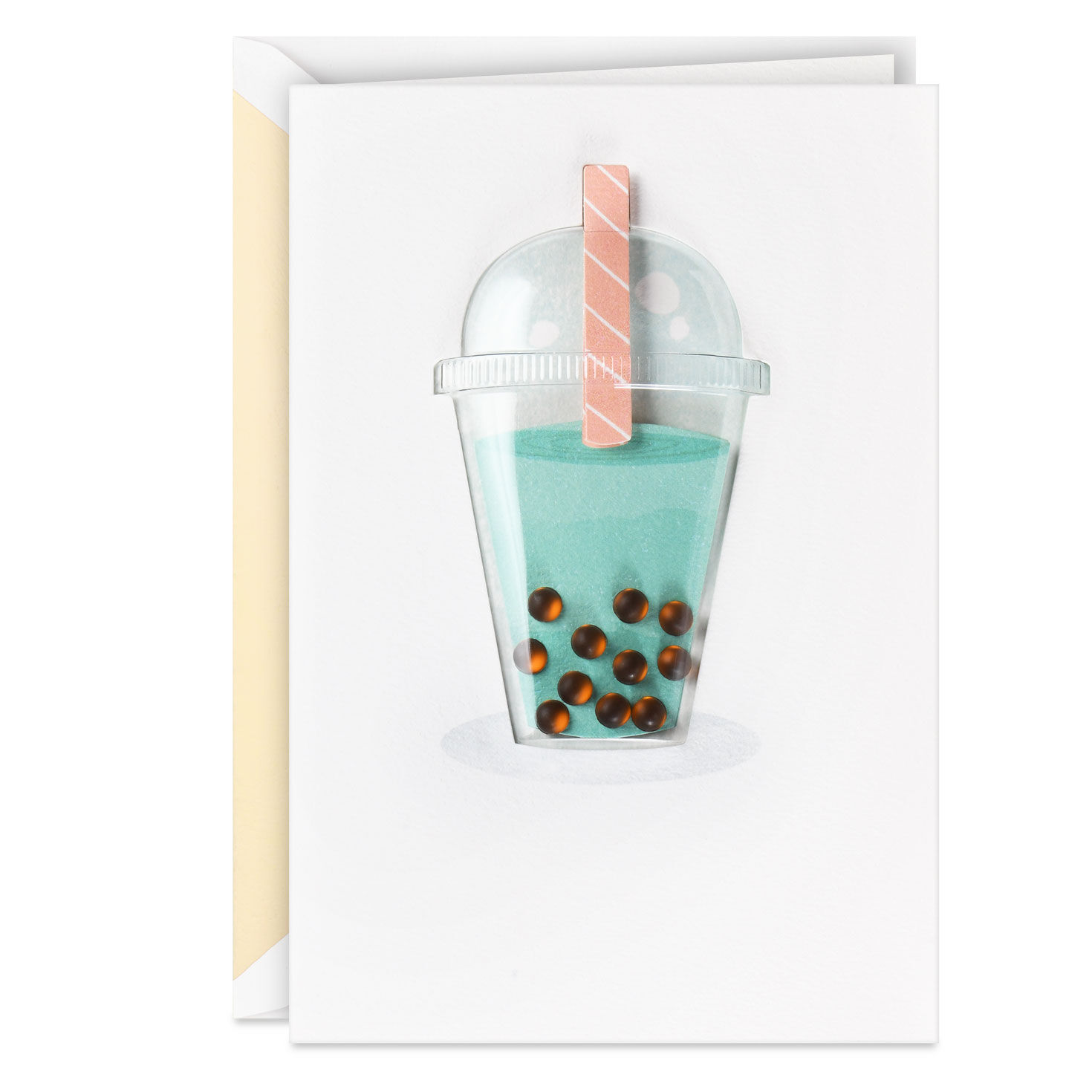 Bubble Tea Blank Card