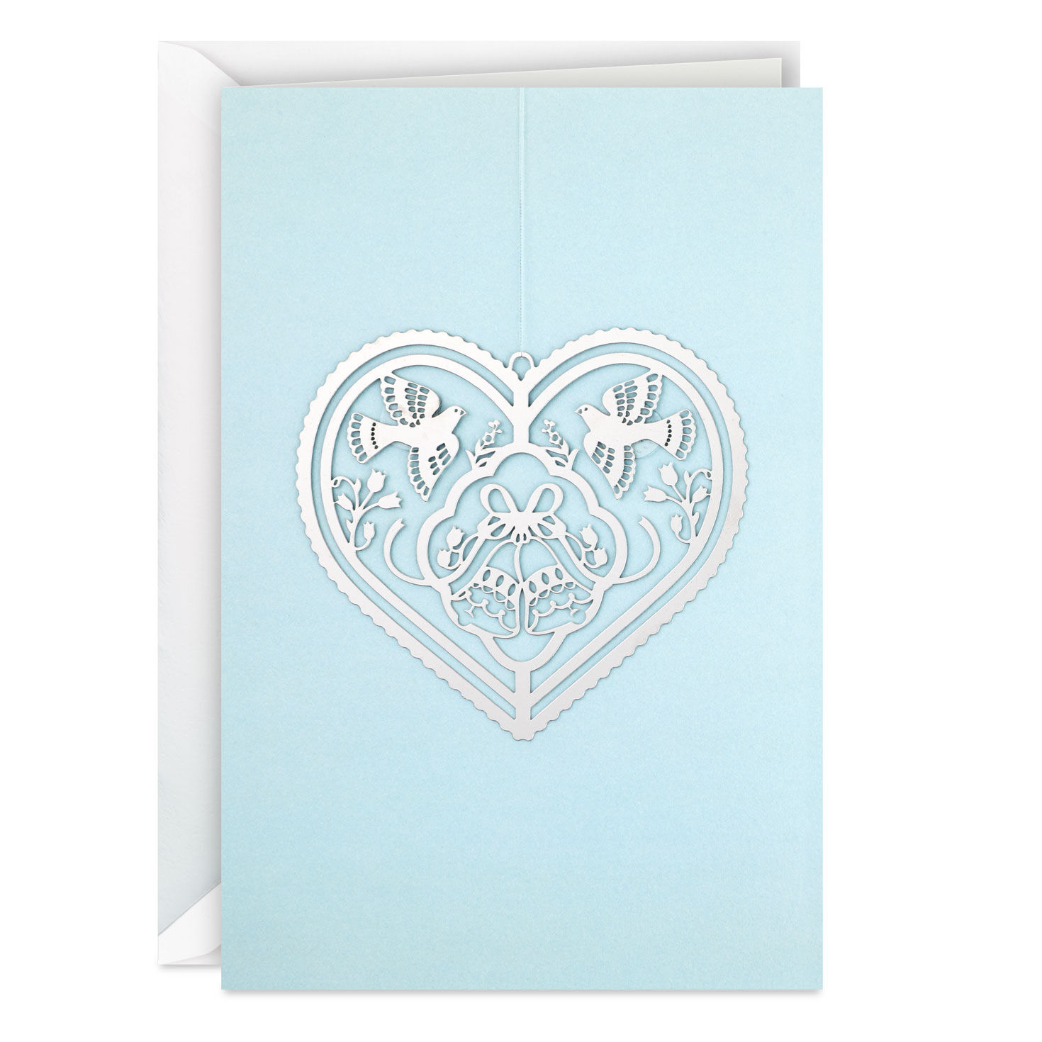 11290-a-love-that-only-gets-stronger-with-time-wedding-card-with-metal-ornament-1.jpg A Love That Only Gets Stronger With Time Wedding Card With Metal Ornament