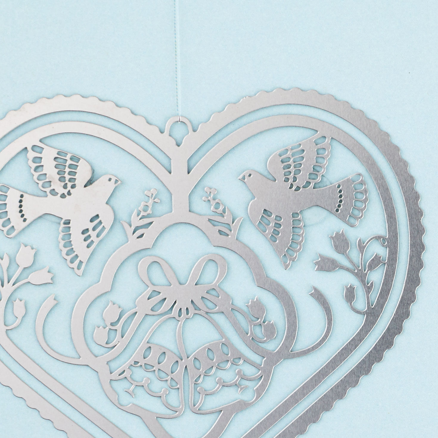 11290-a-love-that-only-gets-stronger-with-time-wedding-card-with-metal-ornament-4.jpg A Love That Only Gets Stronger With Time Wedding Card With Metal Ornament