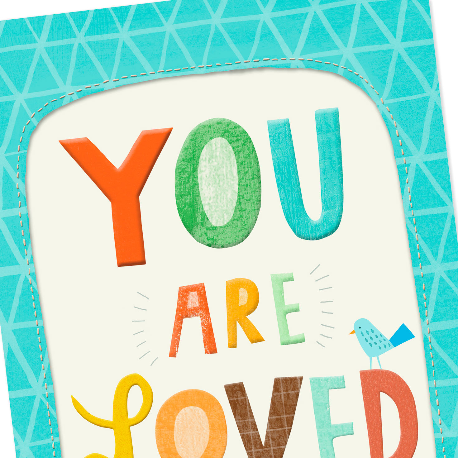 11326-16-you-are-loved-jumbo-love-card-4.jpg 16" You Are Loved Jumbo Love Card