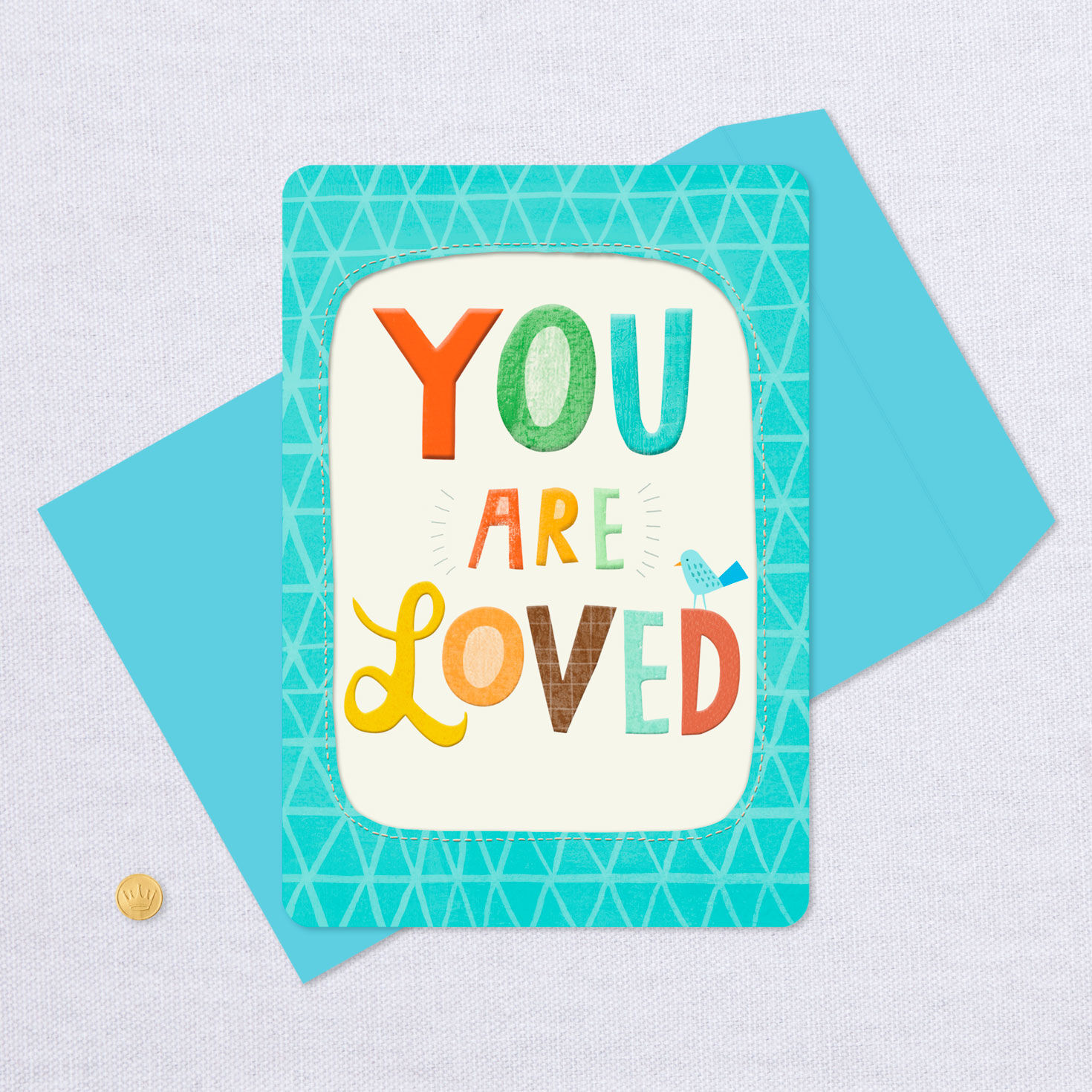 11326-16-you-are-loved-jumbo-love-card-5.jpg 16" You Are Loved Jumbo Love Card