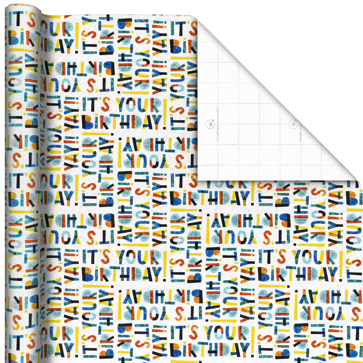 11333-it-s-your-birthday-jumbo-wrapping-paper-90-sq-ft--1.jpg It's Your Birthday! Jumbo Wrapping Paper, 90 sq. ft.