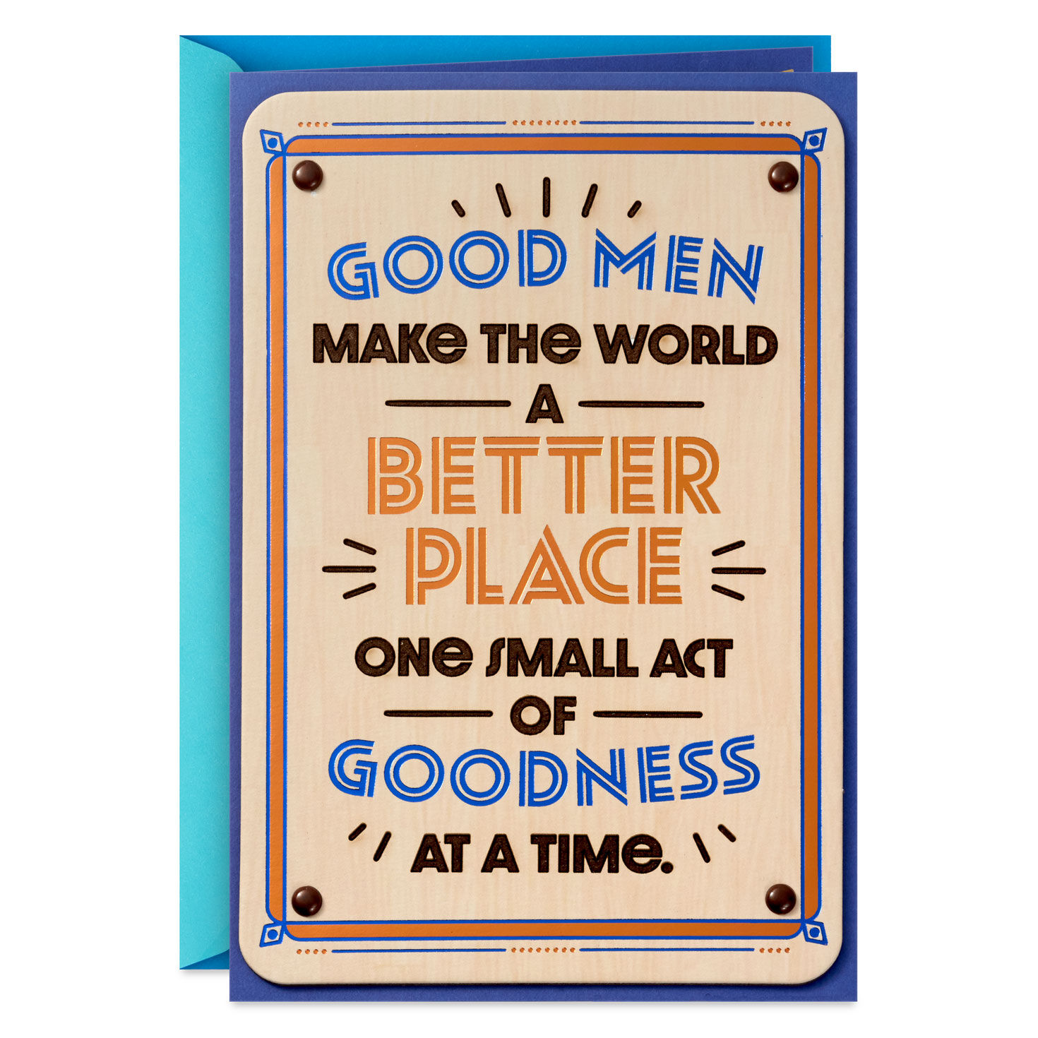 You Make the World a Better Place Birthday Card for Son