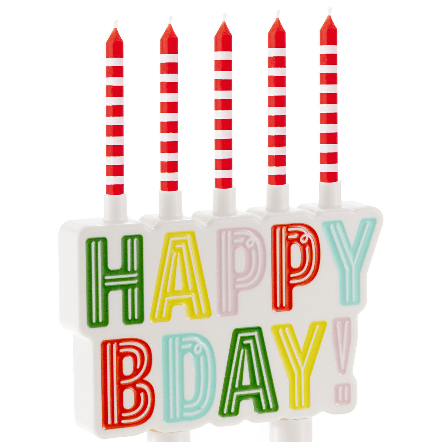 Happy Birthday Candle Holder