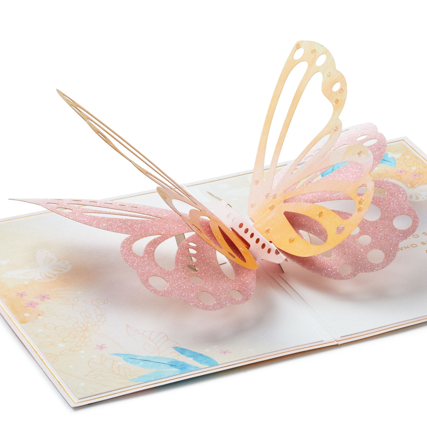Special Wish to Someone Who Brings Happiness 3D Pop-Up Card for Her