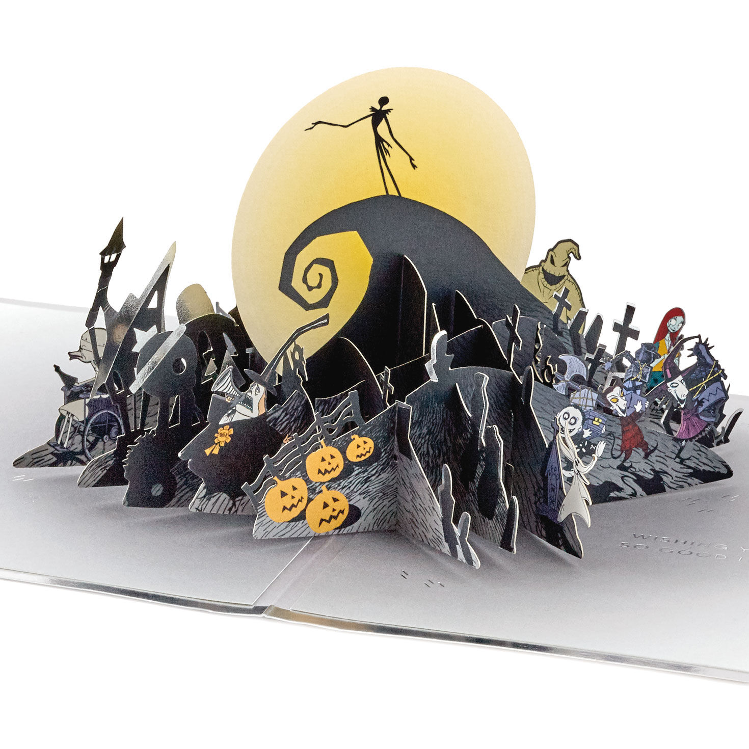 Disney Tim Burton's The Nightmare Before Christmas Happy Nightmares 3D Pop-Up Card