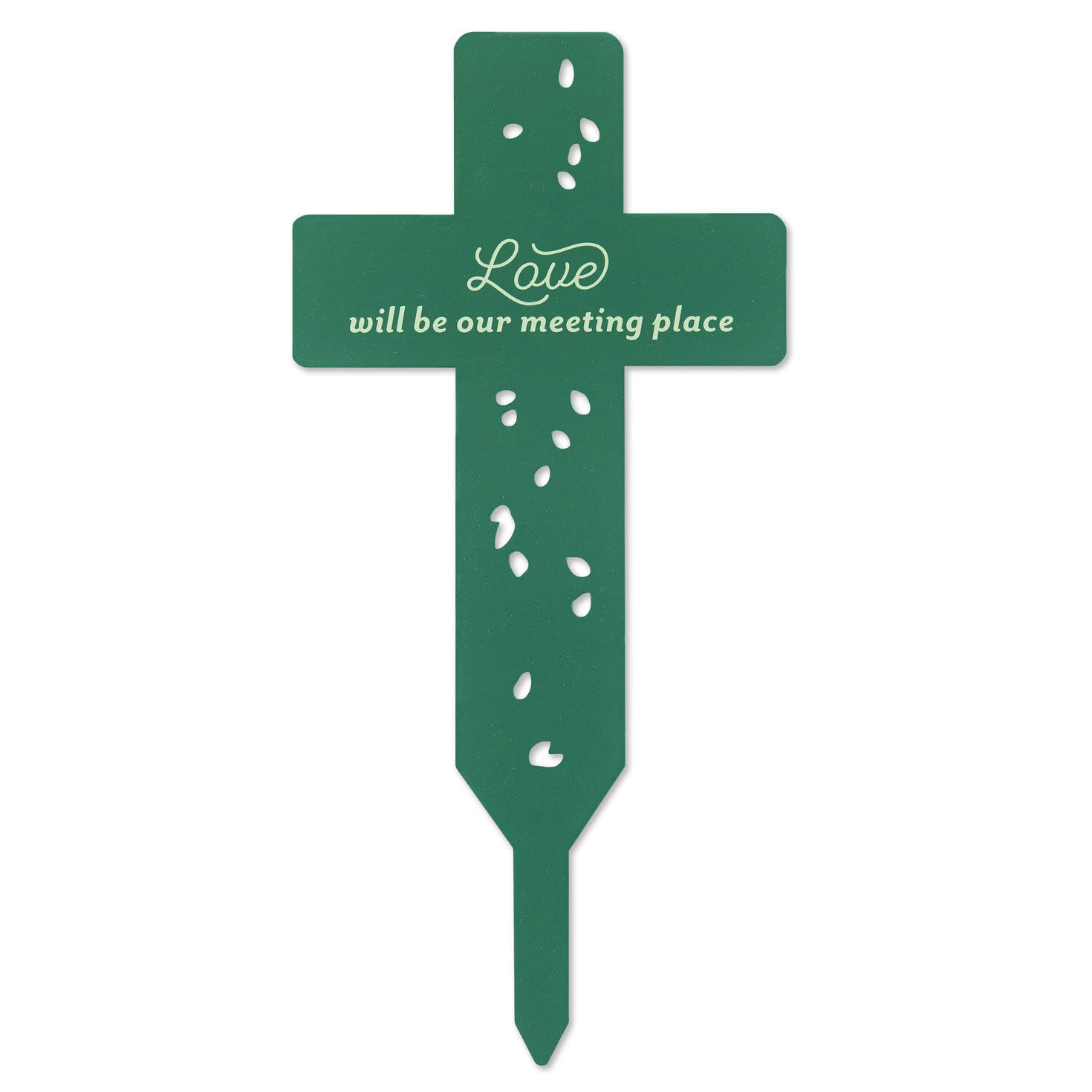 Love Cross Garden Stake, 10.25"