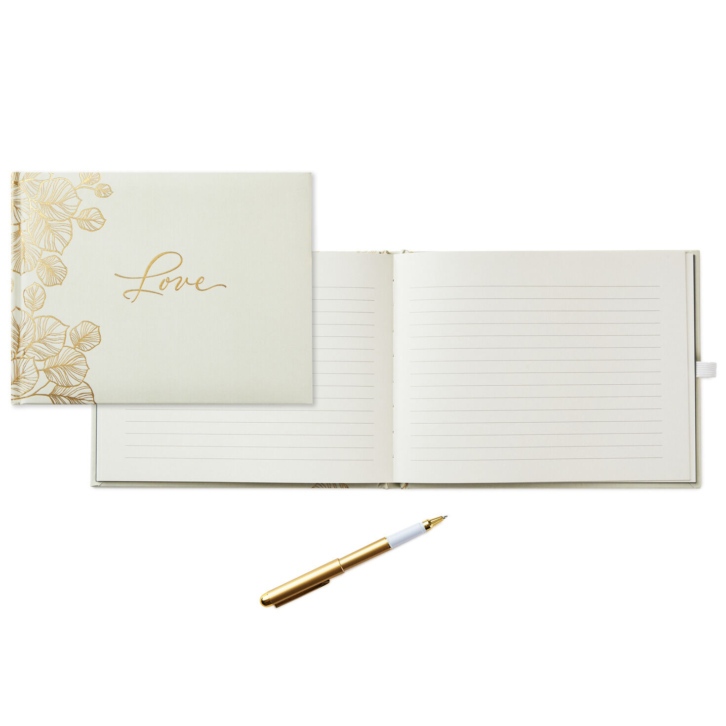 Love Wedding Guest Book With Pen