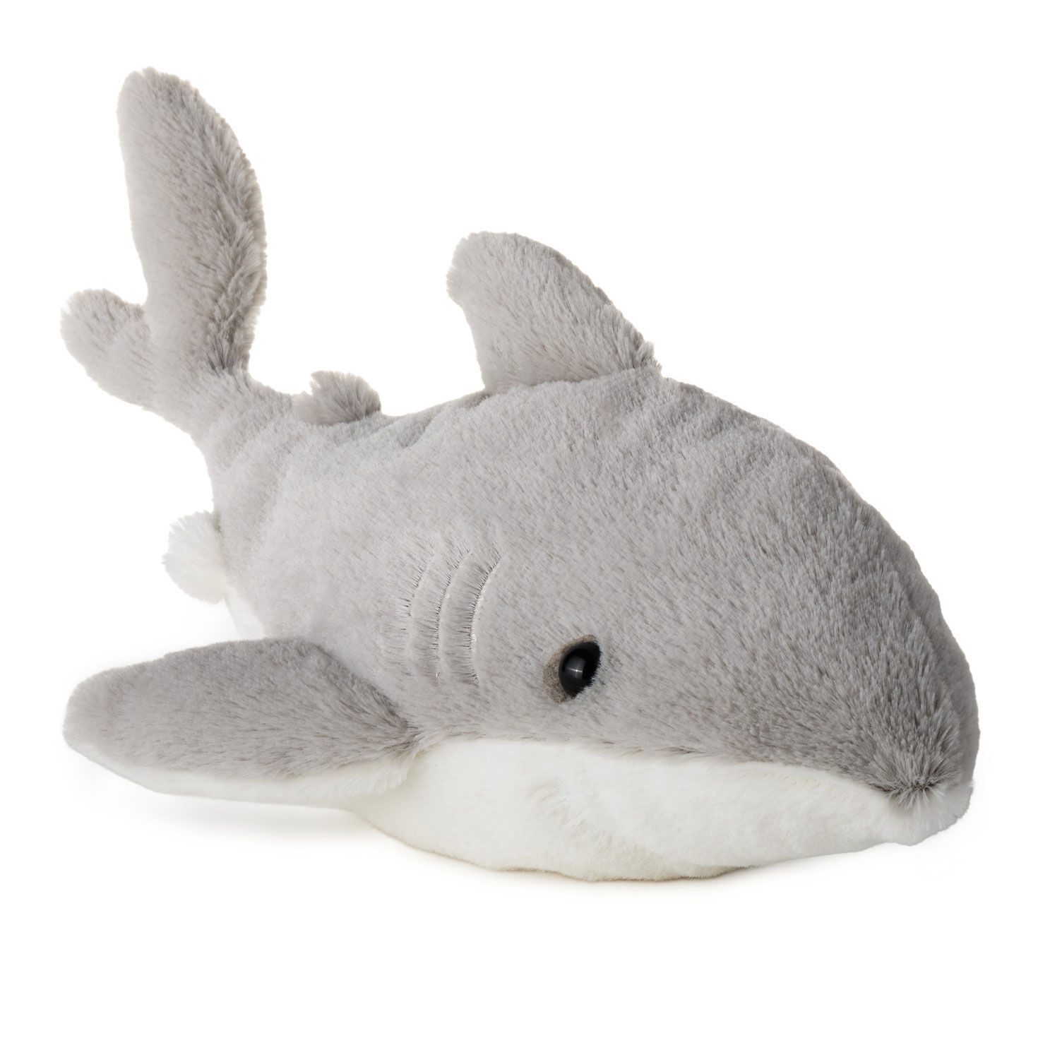 Gray Shark Plush, 13" L