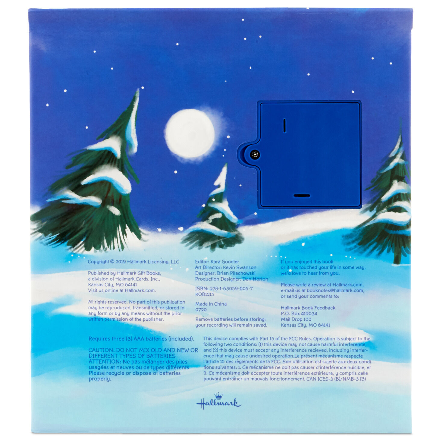 The Night Before Christmas Recordable Lighted PopUp Book Hallmark