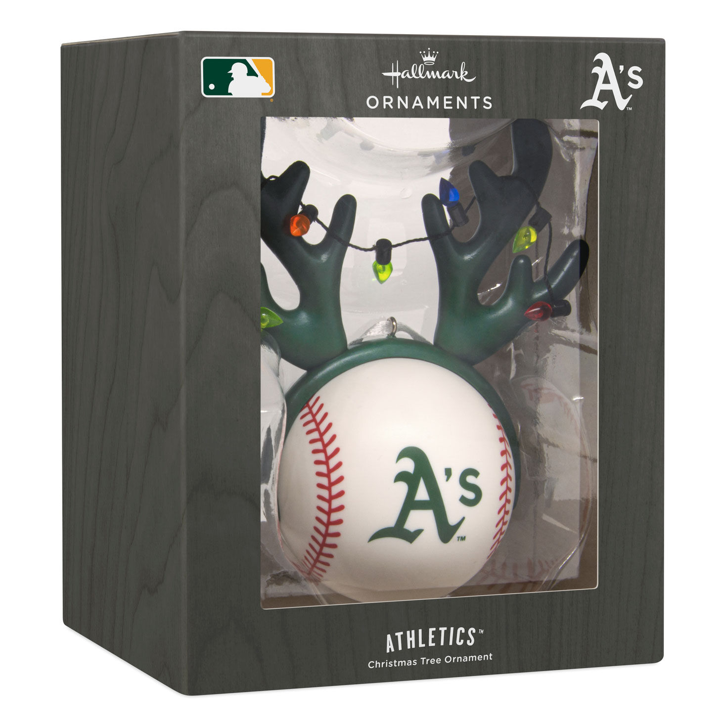 2469-mlb-oakland-athletics-reindeer-baseball-hallmark-ornament-7.jpg MLB Oakland Athletics™ Reindeer Baseball Hallmark Ornament