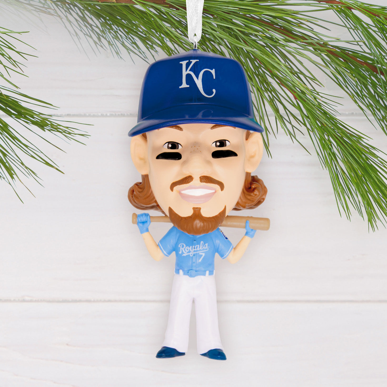 2477-mlb-kansas-city-royals-bobby-witt-jr-bobblehead-hallmark-ornament-2.jpg MLB Kansas City Royals™ Bobby Witt Jr. Bobblehead Hallmark Ornament