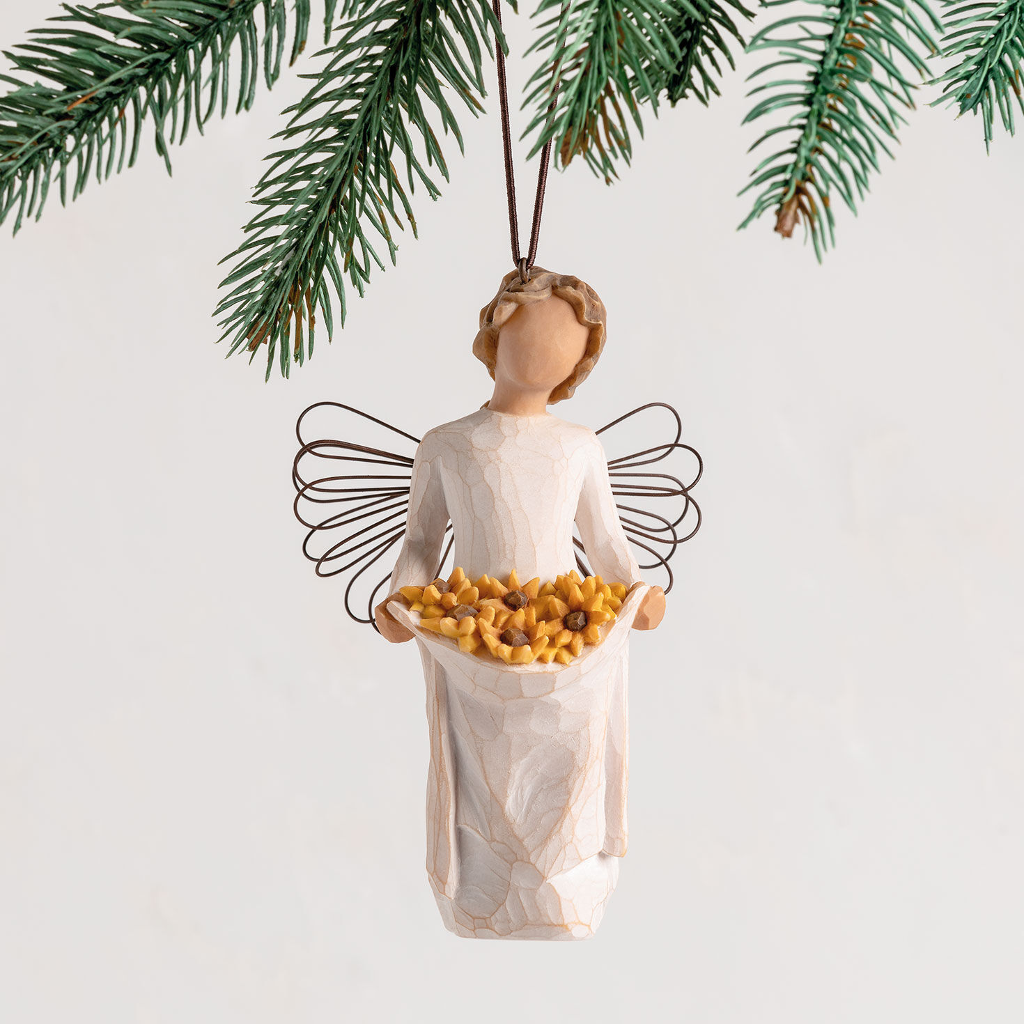 Willow Tree Sunshine Angel Ornament, 4" H