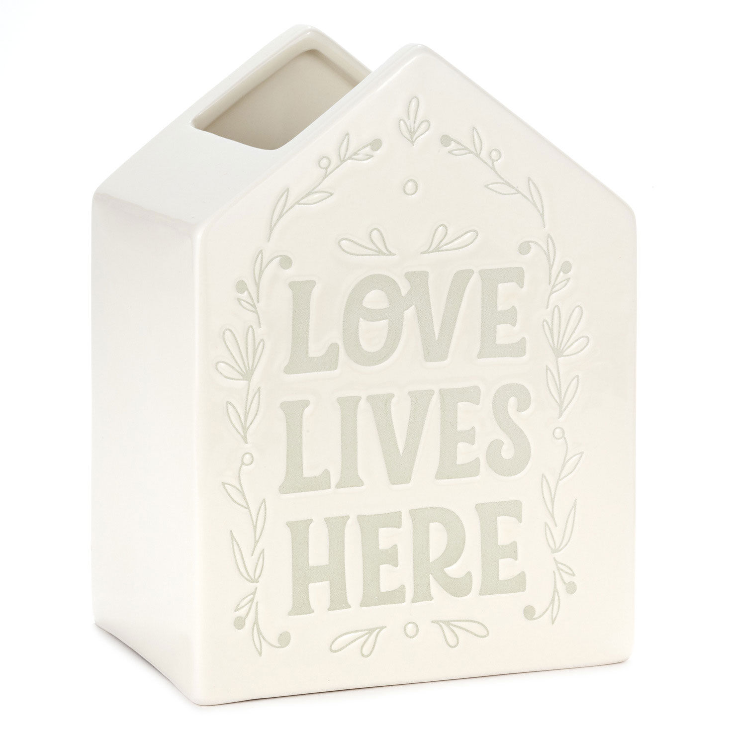 2782-love-lives-here-house-shaped-vase-1.jpg Love Lives Here House-Shaped Vase