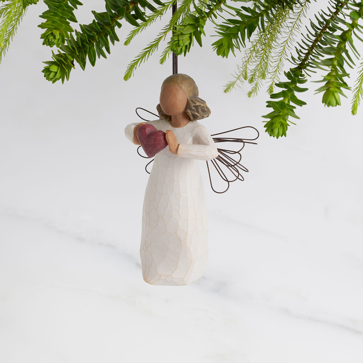 Willow Tree With Love Angel Ornament, 4"