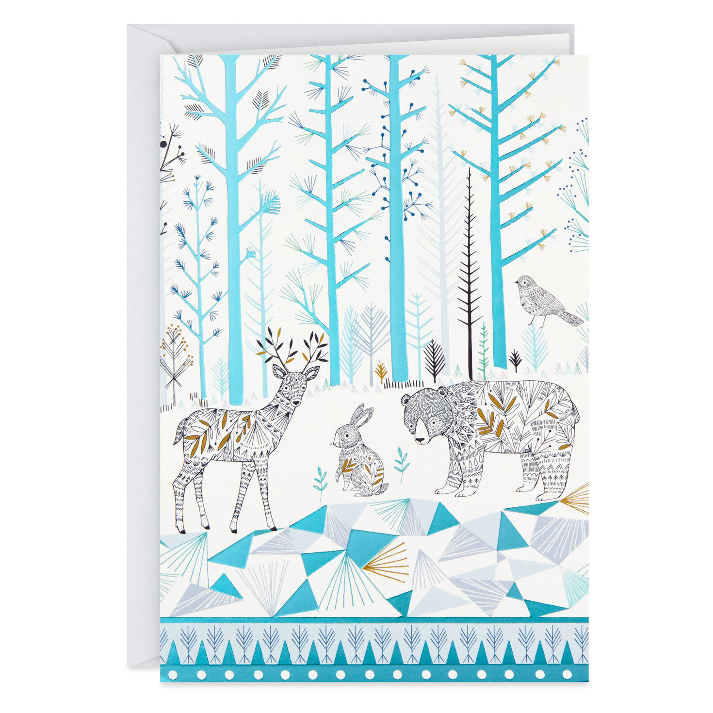 UNICEF Woodland Animals Boxed Christmas Cards, Pack of 12