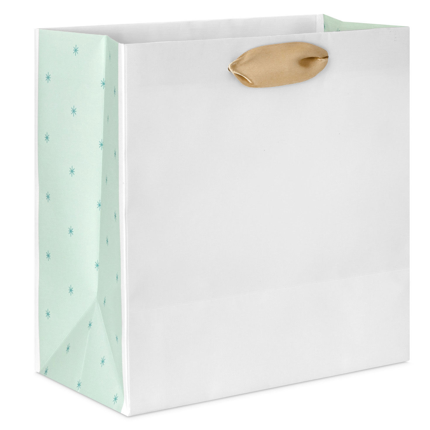 3058-7-7-deer-and-trees-silhouette-medium-square-holiday-gift-bag-6.jpg 7.7" Deer and Trees Silhouette Medium Square Holiday Gift Bag