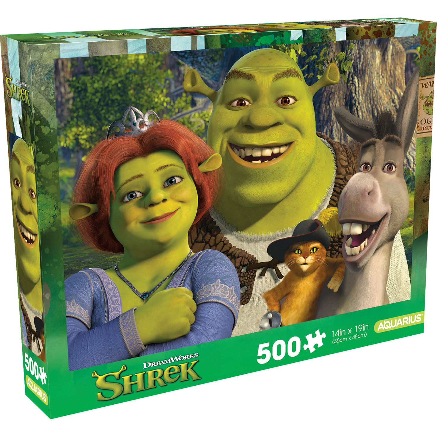 Aquarius Shrek Family 500-Piece Puzzle