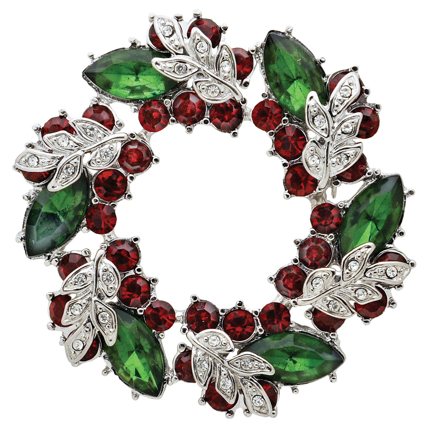 Roman Christmas Story Wreath Pin