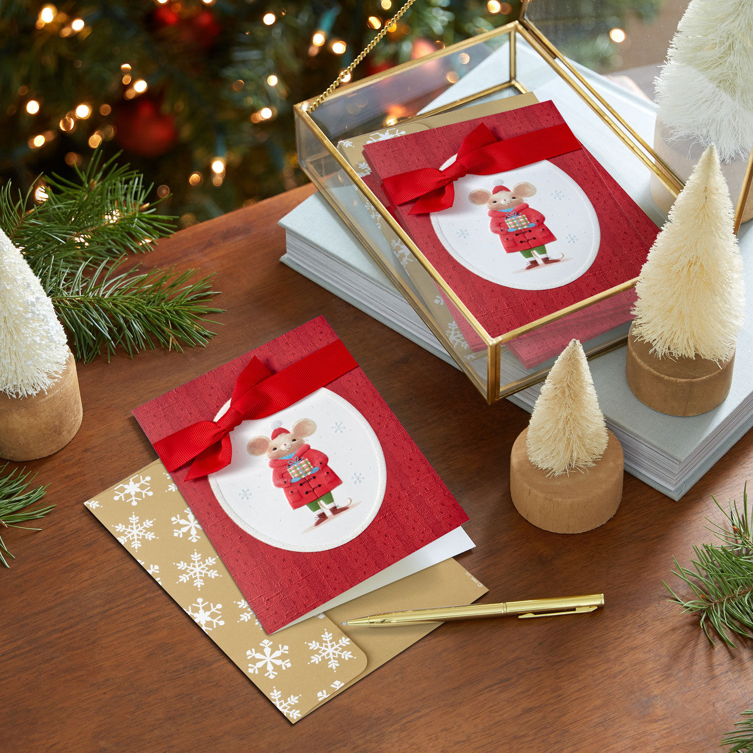 3285-sweet-holiday-mouse-boxed-christmas-cards-pack-of-12-8.jpg Sweet Holiday Mouse Boxed Christmas Cards, Pack of 12