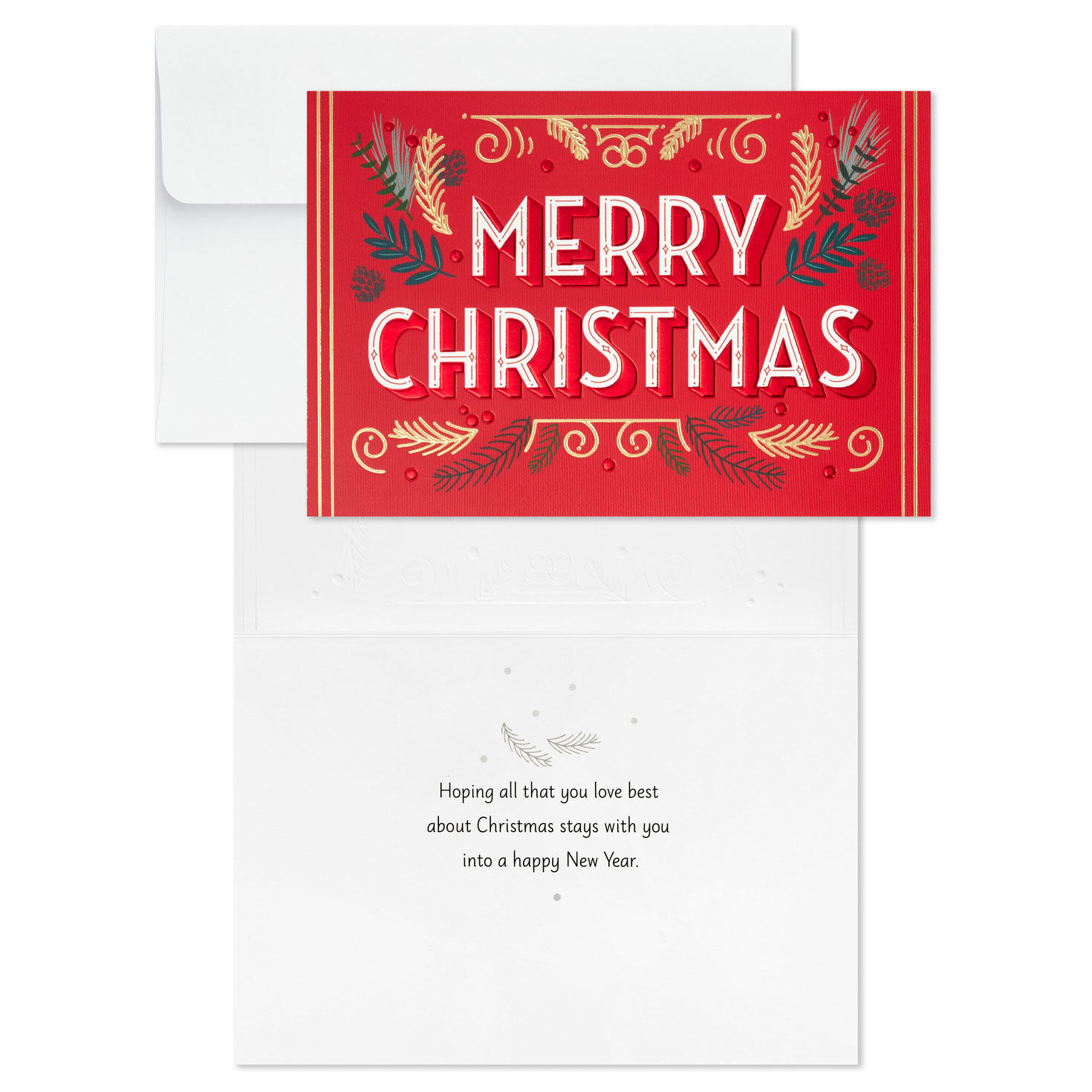 3345-retro-lettering-boxed-christmas-cards-pack-of-12-3.jpg Retro Lettering Boxed Christmas Cards, Pack of 12
