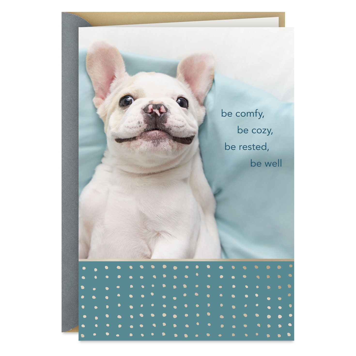 Be Comfy, Be Cozy Get Well Card