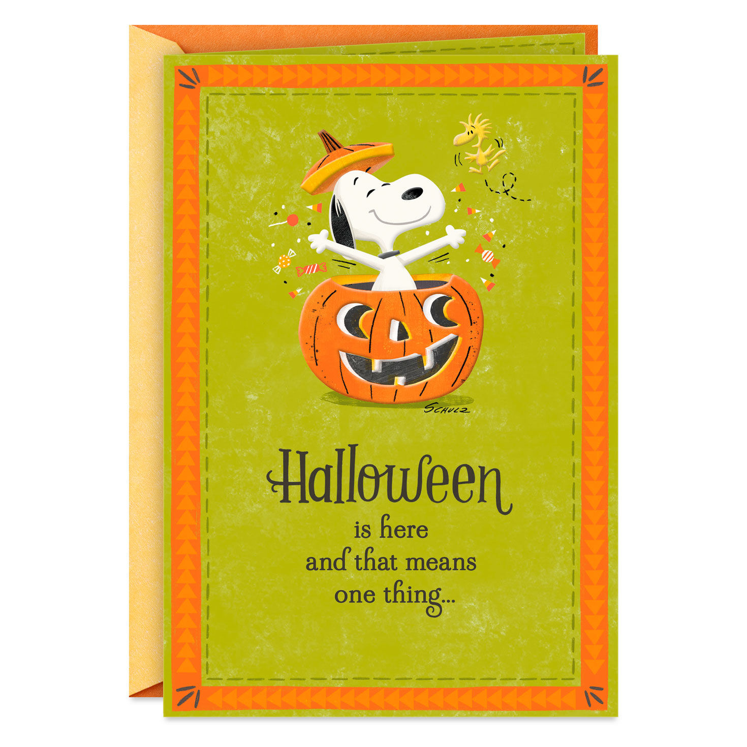 Peanuts® Smiles Everywhere, Snoopy Halloween Card
