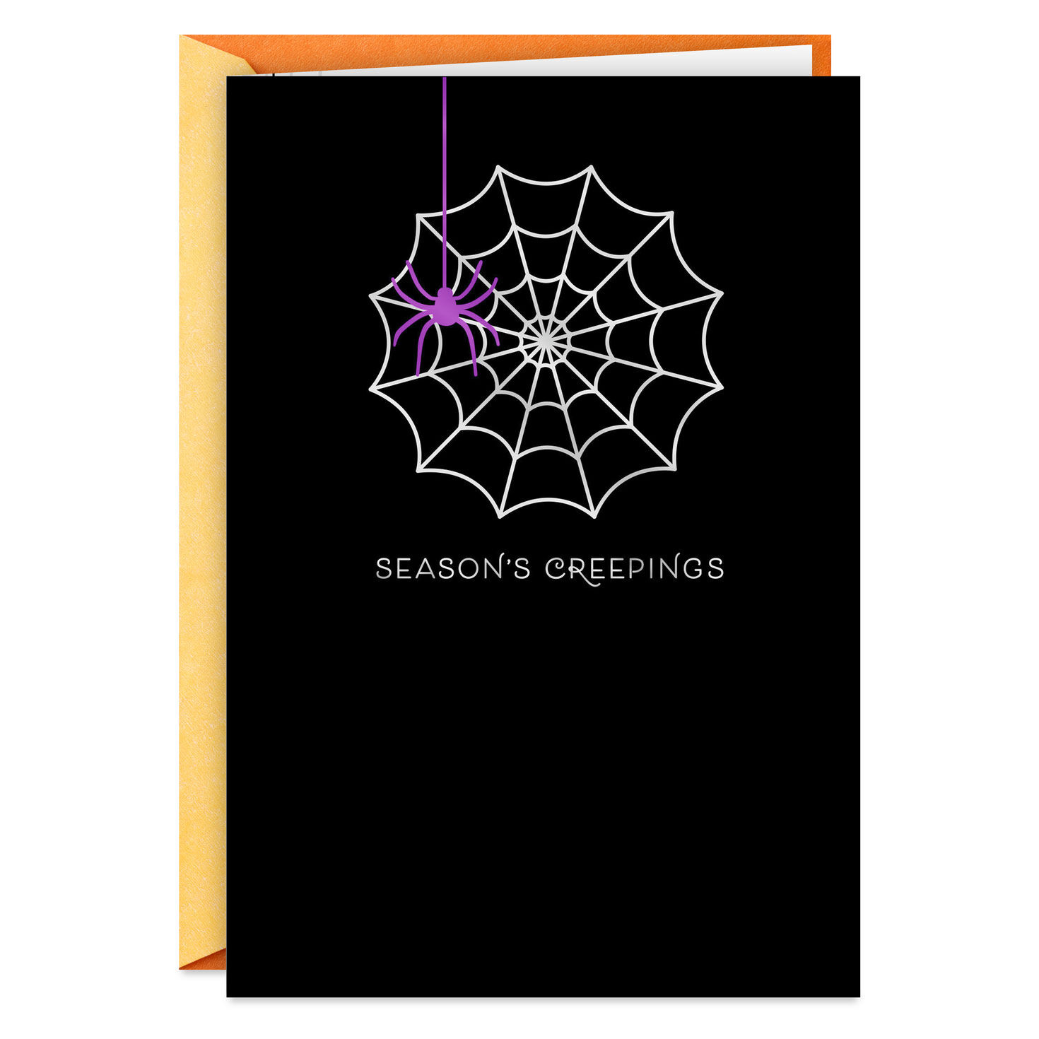 Season's Creepings Halloween Card